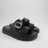 Flatform sandals 247 black