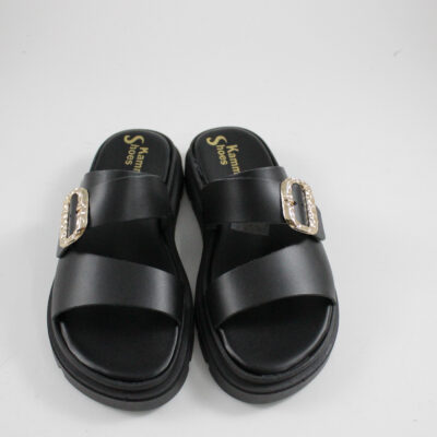 Flatform sandals 247 black