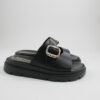 Flatform sandals 247 black