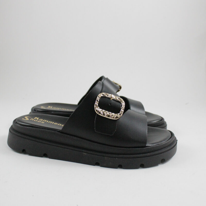 Flatform sandals 247 black