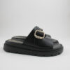 Flatform sandals 247 black