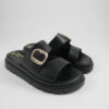 Flatform sandals 247 black
