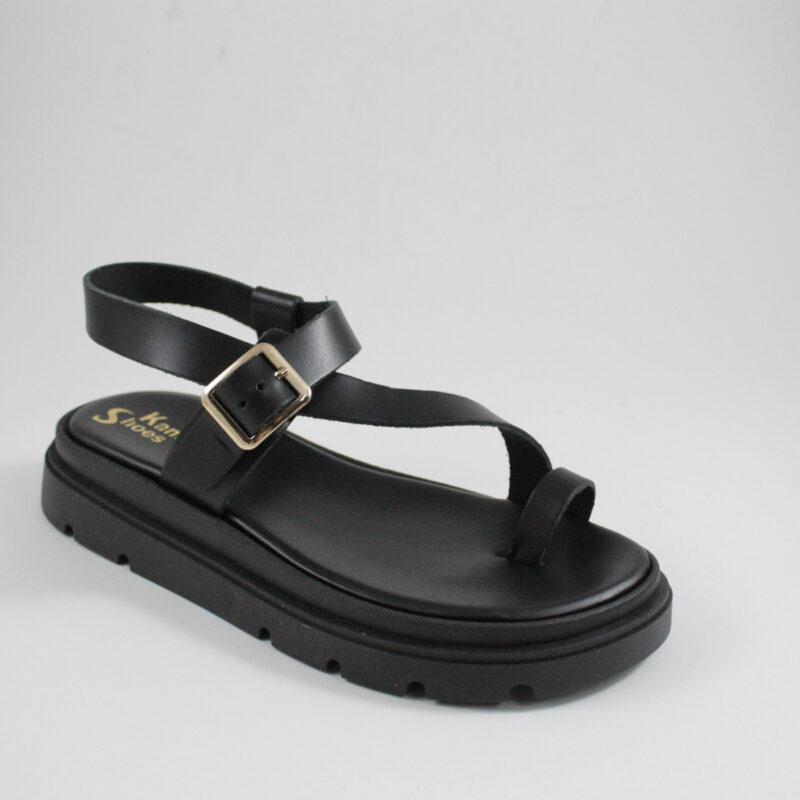 Flatform sandals 4500 black