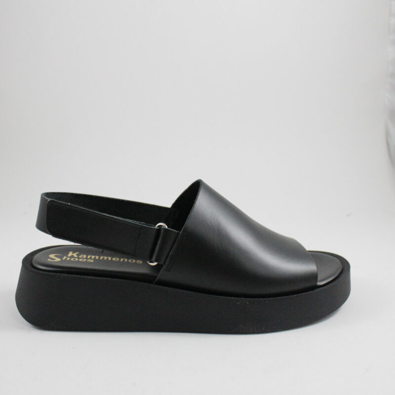Flatform sandals 8010 black