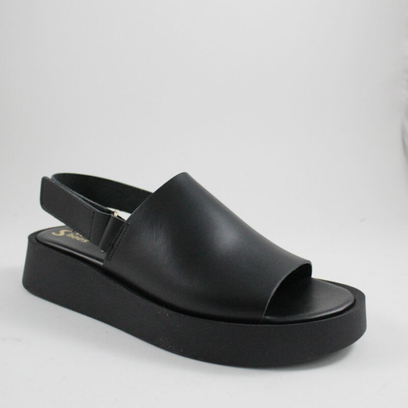 Flatform sandals 8010 black