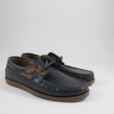 ANTONIO 70m Leather Μocassins blue