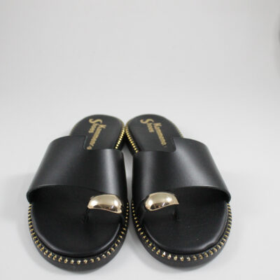 Flat sandals 300 black
