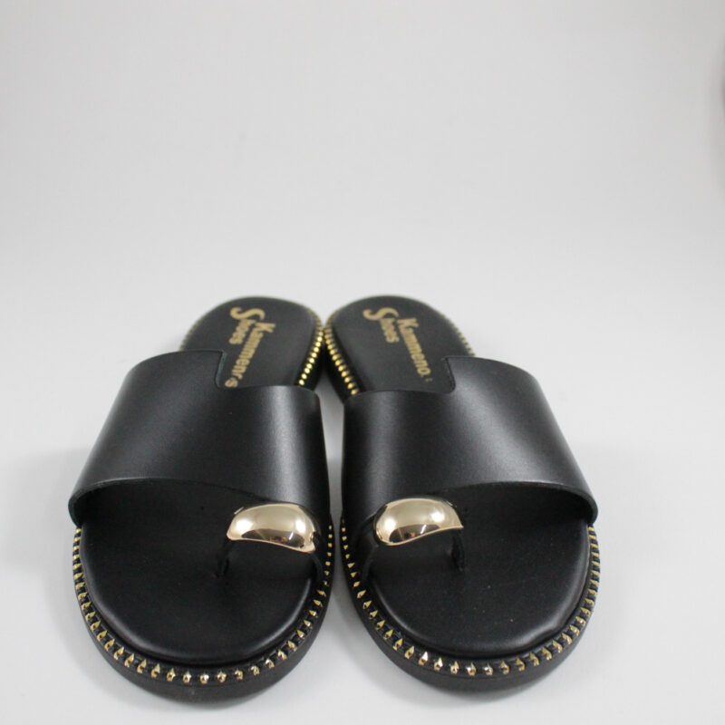 Flat sandals 300 black