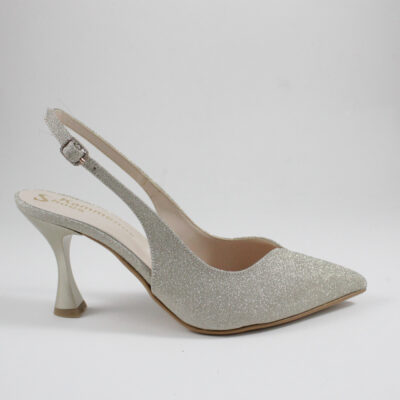 Beatris pumps-mules 803 silver (Αντιγραφή)