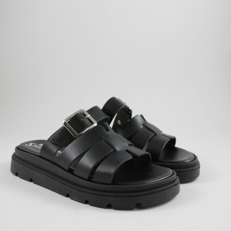 Flatform sandals 4521 black