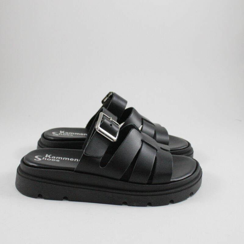 Flatform sandals 4521 black