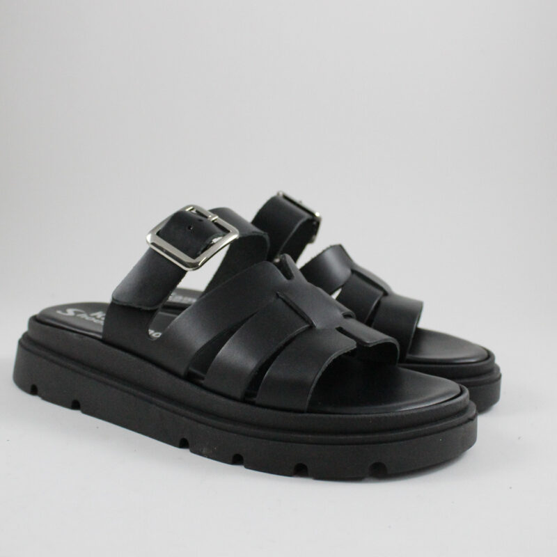 Flatform sandals 4521 black