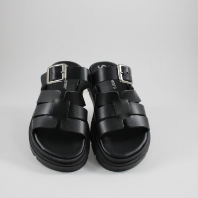 Flatform sandals 4521 black