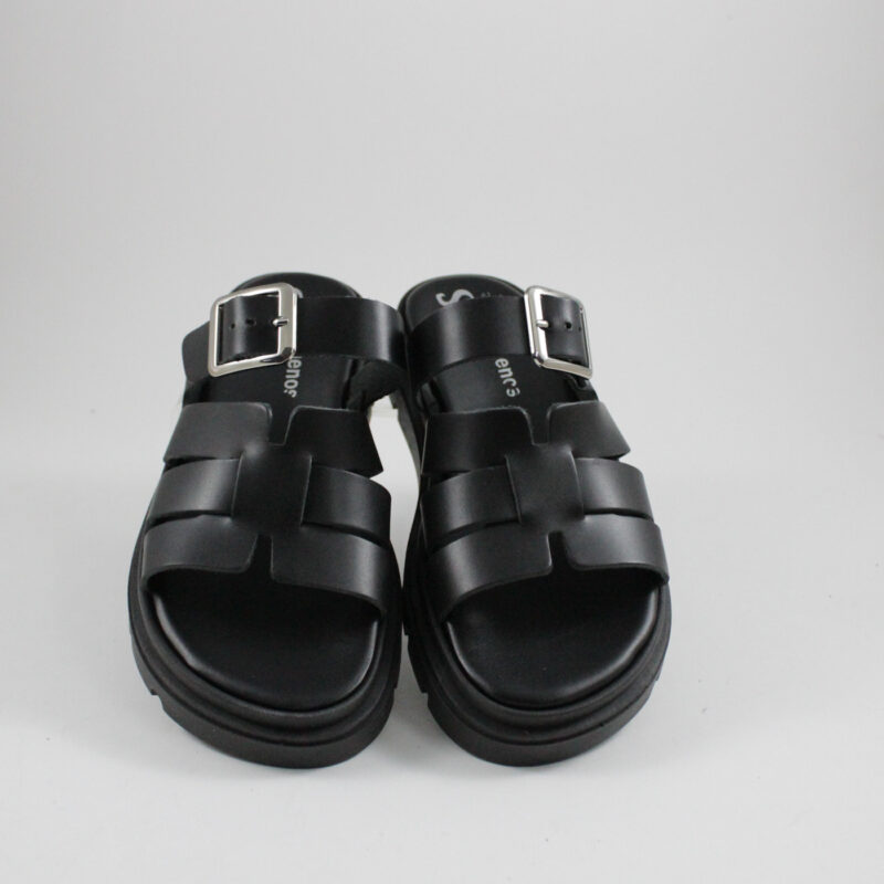 Flatform sandals 4521 black