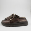 Flatform sandals 4565 brown