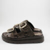 Flat sandals 4525 brown snake