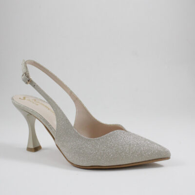 Beatris pumps-mules 803 silver (Αντιγραφή)