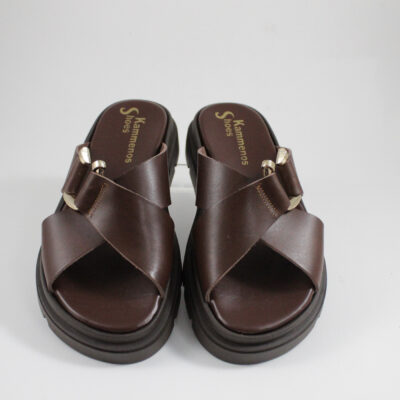 Flatform sandals 4565 brown