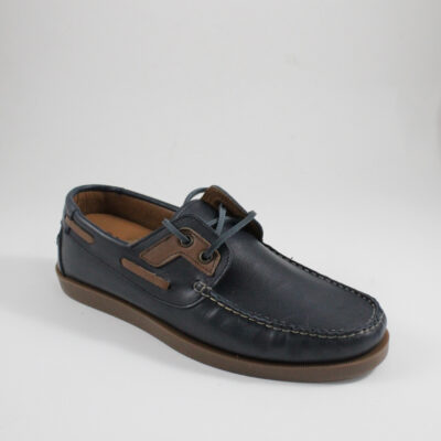 ANTONIO 70m Leather Μocassins blue