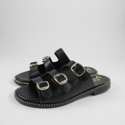 Flat sandals 165 black