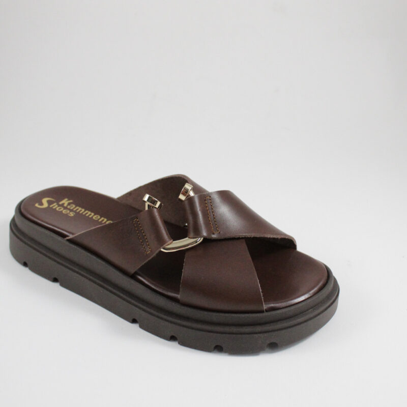 Flatform sandals 4565 brown