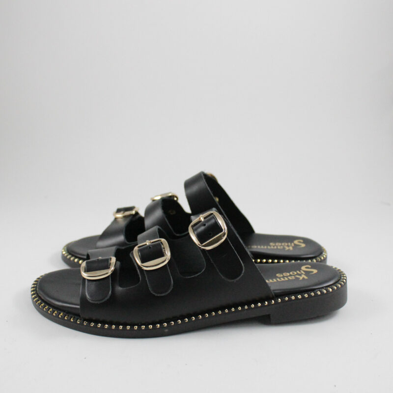 Flat sandals 165 black
