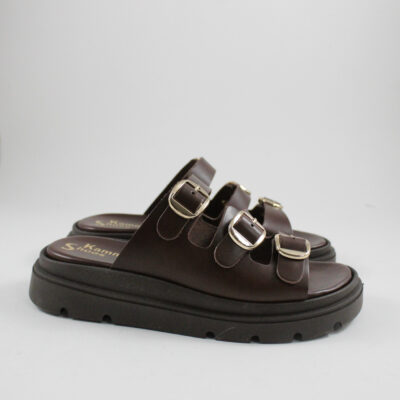 Flatform sandals 4533 brown