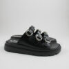 Flatform sandals 4533 black