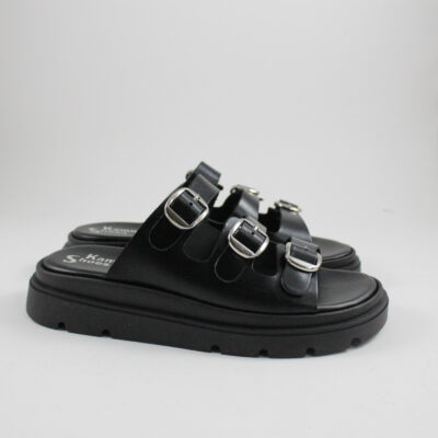 Flatform sandals 4533 black