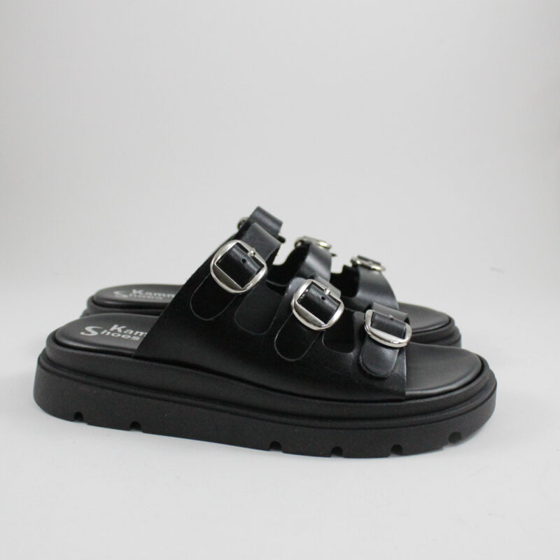 Flatform sandals 4533 black