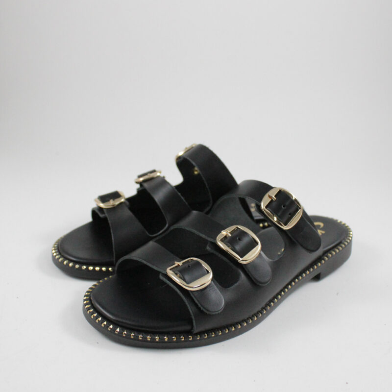 Flat sandals 165 black