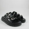 Flatform sandals 4533 black