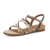 Tamaris sandals 1-28103-42 tan comb