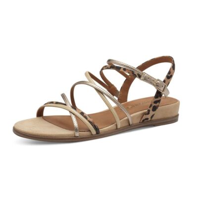 Tamaris sandals 1-28103-42 tan comb