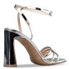 BLOCK HEEL SANDALS 21792 SILVER