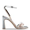BLOCK HEEL SANDALS 21792 SILVER