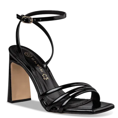BLOCK HEEL SANDALS 21792 BLACK