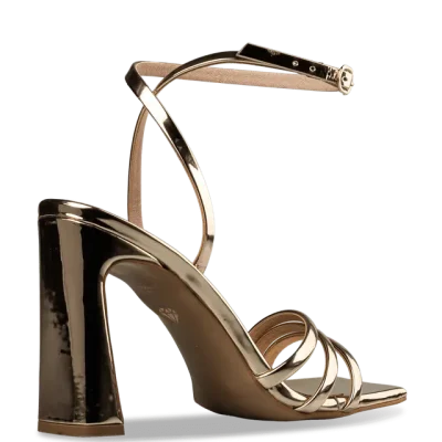 BLOCK HEEL SANDALS 21792 GOLD