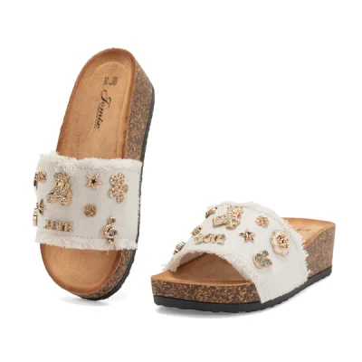 Flatform sandals 250262 Blue Jomix (Αντιγραφή)