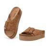 Flatform sandals 250222 Jomix beige