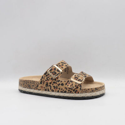 Flatform sandals 250214 leopard Jomix