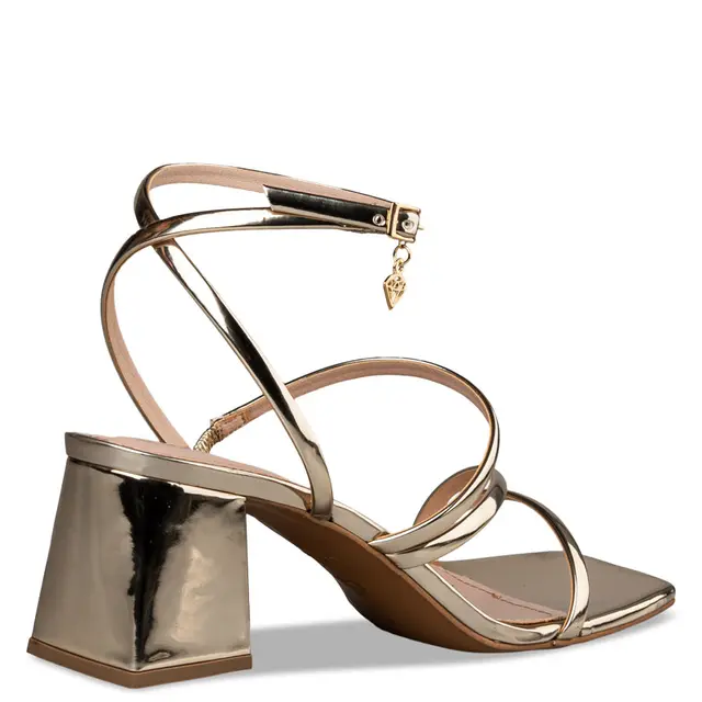 MID-HEEL SANDALS 19971 GOLD