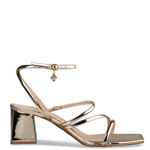 MID-HEEL SANDALS 19971 GOLD