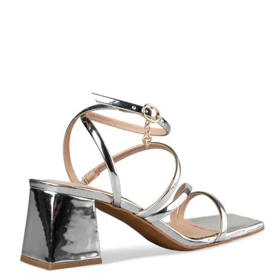 MID-HEEL SANDALS 19971 SILVER