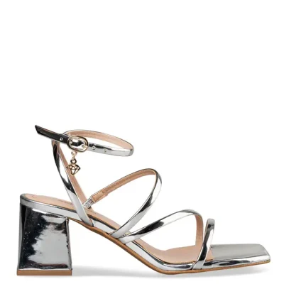 MID-HEEL SANDALS 19971 SILVER