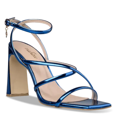 BLOCK HEEL SANDALS 21884 BLUE
