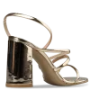 BLOCK HEEL SANDALS 21892 GOLD