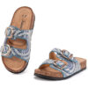 Flatform sandals 250325 Blue Jomix