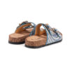 Flatform sandals 250325 Blue Jomix
