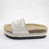 Flatform sandals 250223 White Jomix